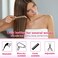 47 Inch 800 Strands Shining Silver Hair Tinsel Sparkle Hair Heat-Resistant Silk Extensions, Easy for DIY, Sparkly Hair Tinsel Strands Fairy for Children Girls Women(Shining Silver)