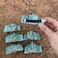 Crystal Boho Celtic Amazonite Mermaid Barrette Hair Clip for Long Hair Slide Irish Hair Accessories Gift