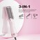 DAN Technology Hair Dryer, Negative Ion 3 in 1 Paddle Brush Dryer &amp; Styler, Pink, 600W, for Damaged Hair, with 2 Speeds, 3 Heating Settings, Nylon Material, ALCI Safety Plug, [IN] Hair Care or Beauty