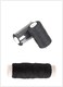 3 Rolls Hair Weaving Thread Cotton Sewing Thread Making Wig Clips in Hair Extension Hair Salon Weft Thick Thread with 3 Curved Needles (Black)