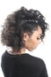 HairZing Stretchy Banana Hair Clip - Sturdy Hold, No Damage, Creases or Pain (Faux Pearl, Large)
