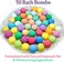 Natural Bath Bombs Gift Set for Women and Men. 50 Essential Oil Bath Bombs with Organic &amp; Moisturizing Pure Goodness.