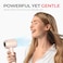 TYMO Ionic Hair Dryer for Women, High Speed Travel Blow Dryer for 5X Faster Drying &amp; 0 Damage, Professional Portable Quiet Hairdryer with 400M Negative Ions, 4 Temps&amp; 2 Speeds, 110,000 RPM, Gold Blush