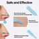 Hendiy 5Pieces Nose Hair Trimmer, 2-in-1 Nose Hair Trimmer for Men Women Manual 360&deg; Rotating Nasal Hair Cutter, Double Sided Nose Hair Knife Portable Nose Hair Removal Tool