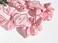 10 PACK Bridesmaid Scrunchies - Proposal Gifts, Hair Ties, Bachelorette Party Favors (To Have and To Hold Your Hair Back) in Pink