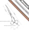 High-end Professional Extremely Very Sharp Barber Hair Cutting Scissors Hairdresser Shears For Hair 6 Inch Haircut Scissor Made Of 440C Stainless Steel For Hairdressing Salon and Home Use
