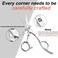 High-end Professional Extremely Very Sharp Barber Hair Cutting Scissors Hairdresser Shears For Hair 5.5 Inch Haircut Scissor Made Of Stainless Steel Alloy For Hairdressing Salon and Home Use