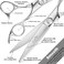 High-end Professional Extremely Very Sharp Barber Hair Cutting Scissors Hairdresser Shears For Hair 6.75 Inch Haircut Scissor Made Of Stainless Steel Alloy For Hairdressing Salon Home Use