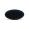 JOHNNY B. Professional Oval Beard Grooming Brush, 100% Boar Bristles (Blue)