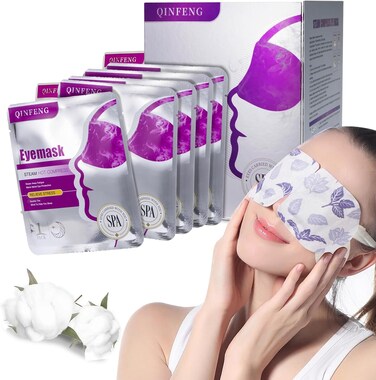18 Packs Steam Eye Mask for Dry Eyes Eye Self Heating Masks Cornea Care Rest Disposable SPA Warm Eye Compress Sleep Mask Travel Essentials for Gift(Unscented)