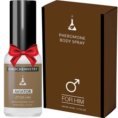 Pheromones to Attract Women for Men (Aviator) Body Spray - Bold, Extra Strength Human Pheromones Fragrance Body Spray - 50ml (Human Grade Pheromones to Attract Women)