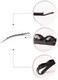 2Pcs Black Rhinestone Barrettes, Shiny X Shaped Hair Clips, Crystal Diamond Bobby Pin, Shiny Hair Pin, Sparkly Hair Decoration for Women Clip Bangs Metal Hair Clip Hair Pins Hair Pins