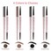Eyebrow Pencils 2-Pack, Professional Brow Pencil Dual Tips Retractable Waterproof Natural Eye Brows Makeup, Black