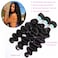 Loose Deep Wave Bundles 100% Unprocessed Brazilian Virgin Human Hair, Loose Wave, 10'-12'-14' Wet and Wavy, 3 Bundles Human Hair Extensions, Natural Color