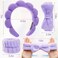 Headbands for Women - Spa Headband and Wristband Set - Headband for Washing Face,Facial Mask,Makeup and Skin Care