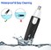 Nose Hair Trimmer for Men and Women，Professional Painless Clean Nasal， Ear &amp; Facial Hair Electric Trimmer，Battary-Operated Eyebrow Clipper，Dual Edge Blades for Easy Cleansing Black