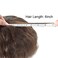 Men's Hair Replacement System - Full Poly Thin Skin Toupee, All PU Hairpiece for Men - Human Hair Piece, Grey, White, Black, Brown, Blonde (8x10, MEDIUM BROWN 4#)