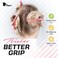 Fagaci Firm Grip Hair Clips with Silicone Band - Duckbill Alligator Clips for Long Hair Styling, Sectioning, and Salon Use