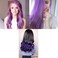 Unisex Temporary Hair Styling Mud Wax Hair Cream for Halloween Dress Up (purple)