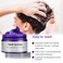 Unisex Temporary Hair Styling Mud Wax Hair Cream for Halloween Dress Up (purple)