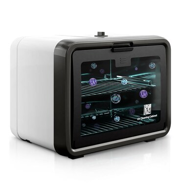 UV Light Nail Tool Cleaning Machine,10L Cleaning Supplies for Barber, Multi-Functional Nail Cleaner Box Cleaning Cabinet for Spa Beauty, Home Use