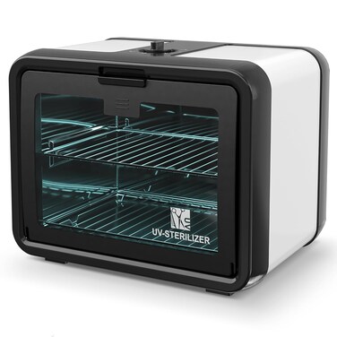 UV Sanitizer Cabinet Professional Disinfection Box 8L Capacity for Salon Tools, Manicure Set, Smartphones and Home Use
