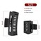 Rectangle Hair Accessories Set for Women and Girls - 6 Large Clips for Thick Hair, 6 Small Clips for Thin Hair (Black)