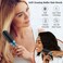 Hair Brushes for Women - Curly Hair Blow Dryer Brush Self Cleaning Detangler Round Brush for Blow Out - Roller Retractable Hairbrush for Wet or Dry Womens and Men Blue