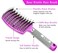 Detangling Brush Boar Bristle Hairbrush for Adult &amp; Kids Wet or Dry Hair - KTKUDY Detangler Hair brush Getting Knots Out without Pain - Adds Shine and Makes Hair Healthier Purple