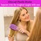 Detangling Brush Boar Bristle Hairbrush for Adult &amp; Kids Wet or Dry Hair - KTKUDY Detangler Hair brush Getting Knots Out without Pain - Adds Shine and Makes Hair Healthier Purple