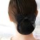 Artibetter Barrette hairnet Women Hair bun Cover net Snood Bowknot Decor Hair Clip 2pcs