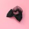 Artibetter Barrette hairnet Women Hair bun Cover net Snood Bowknot Decor Hair Clip 2pcs