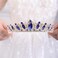 JWICOS Crystal Tiara with Comb for Women Queen Crown Wedding Bridal Party