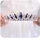 JWICOS Crystal Tiara with Comb for Women Queen Crown Wedding Bridal Party