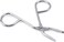 Silver Stainless Steel Eyebrow Scissors Tweezers,Elbow Pliers Clip Scissors,Flat Tip Tweezers Hair Plucker Hair Removal Tweezers, Shave and Hair Removal