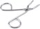 Silver Stainless Steel Eyebrow Scissors Tweezers,Elbow Pliers Clip Scissors,Flat Tip Tweezers Hair Plucker Hair Removal Tweezers, Shave and Hair Removal