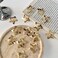 10Pcs Gold Star Hair Clips Metal Snap Hair Clips Hair Barrettes Hair Side Clamps Headdress Cute Hair Accessories for Women Girls Kids