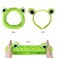 Cute Frog Headband,Spa Headband and Wrist Bands,Skincare Headbands, Makeup Headband,Frog Elastic Face Wash Sets for Girls and Women