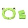 Cute Frog Headband,Spa Headband and Wrist Bands,Skincare Headbands, Makeup Headband,Frog Elastic Face Wash Sets for Girls and Women