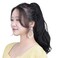 Black Ponytail Extensions Clip Claw Pony tail 16" Wavy 4.5 OZ Synthetic Fake Hairpieces Women Yaki Fluffy&not; Tangled