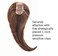 HairDo Top of Head Topper Color R10 CHESTNUT Hairpiece 12" Long Clip In Hair Tru2Life Heat Friendly Synthetic Monofilament Base