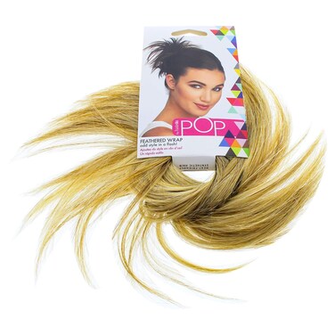 Hairdo Pop Feather Wrap, R25 Ginger Blonde