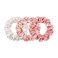 Slip Silk Scrunchies - Petal - 100% 22 Momme Mulberry Silk, Large Hair-Friendly Elastic Set for Women (3 Luxurious Scrunchies)