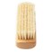 GranNaturals Palm Size Boar Bristle Smoothing Hair Brush - Soft White Bristle Slick Back Hairbrush for Slicking Hair to Create Sleek Style - Natural Wood Handle for Women + Men
