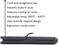 L'ANGE HAIR Le Duo Standard 360&deg; Airflow Styler   2-in-1 Curling Wand &amp; Titanium Flat Iron Hair Straightener   Professional Hair Curler with Cooling Air Vents   Dual Voltage &amp; Adjustable Temp (Black)