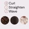 L'ANGE HAIR Le Duo Standard 360&deg; Airflow Styler   2-in-1 Curling Wand &amp; Titanium Flat Iron Hair Straightener   Professional Hair Curler with Cooling Air Vents   Dual Voltage &amp; Adjustable Temp (Black)
