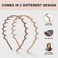 Kitsch Hairband - Zig Zag Headbands - Recycled Plastic Hair Band for Men &amp; Women   Classic 90s Headband &amp; Hairband   Mens Headband   Wavy Headband with Teeth   2pc (Neutral)