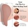 Kitsch Detangler Brush for Curly or Straight, Wet and Dry Hair, No-Pain Detangling Brush with Flexible Bristles for Adults and Kids - Easy-to-Hold, Ideal for Shower and Travel - Terracotta