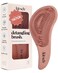 Kitsch Detangler Brush for Curly or Straight, Wet and Dry Hair, No-Pain Detangling Brush with Flexible Bristles for Adults and Kids - Easy-to-Hold, Ideal for Shower and Travel - Terracotta