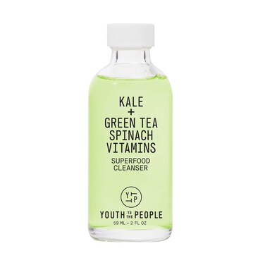Youth To The People Superfood Facial Cleanser, Kale and Green Tea Spinach Face Wash, Gentle Makeup Remover + Pore Minimizer for All Skin Types, Vegan, Refillable Skincare